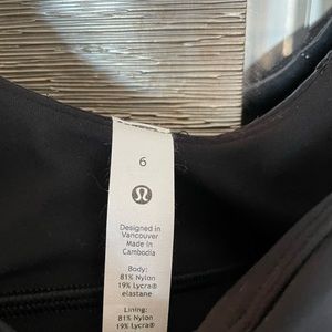 Orangetheory Lululemon bra crop workout top